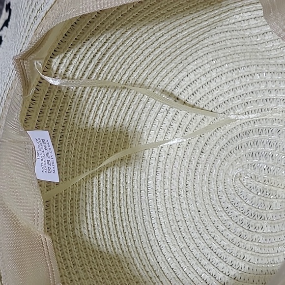 HAPPILY EVER AFTER...EMBROIDERY STRAW SUN 👒 HAT - Picture 10 of 14